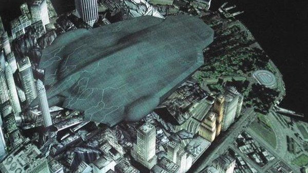 The beaches arsenal gear, crashed into New York